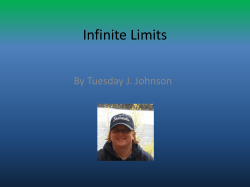 Math 1411 Chapter 1: Limits and Their Properties