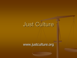 Just Culture