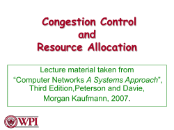 Congestion Control