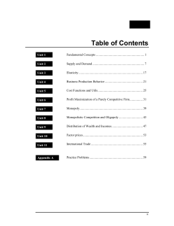 Essential Principle of microeconomics