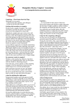 First Game Survival Tips