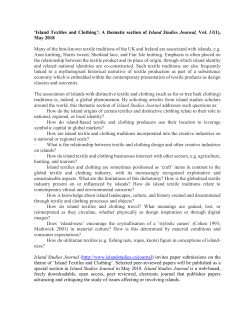 Island Textiles and Clothing