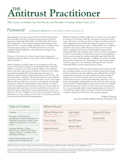 Antitrust Practitioner