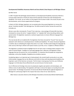 Developmental Disabilities Awareness Month and Every Month