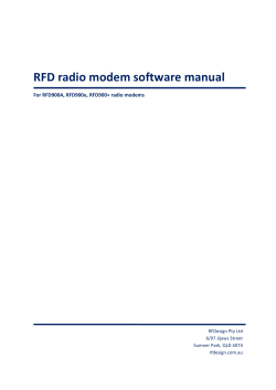 SiK Manual - RFDesign Files
