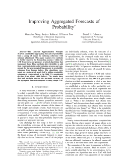 Improving Aggregated Forecasts of Probability