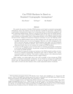 Can PPAD Hardness be Based on Standard Cryptographic