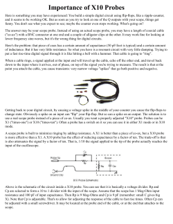 Importance of X10 Probes