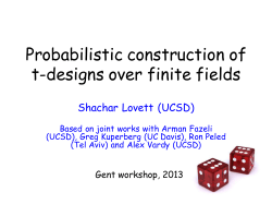 Probabilistic existence of regular combinatorial objects