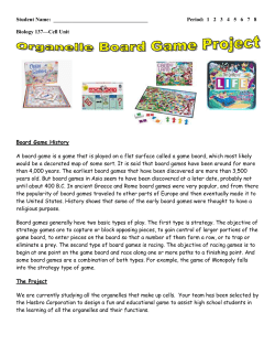 Cell Organelle Game