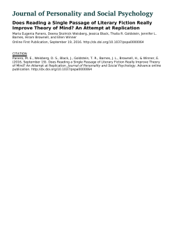 Journal of Personality and Social Psychology