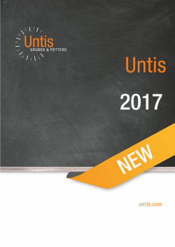New in Untis 2017