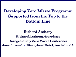 Richard Anthony - Earth Resource Foundation