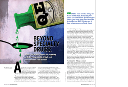 beyond specialty drugs: beyond specialty drugs