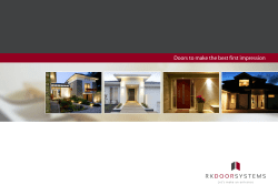 Doors to make the best first impression