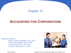 accounting for corporations