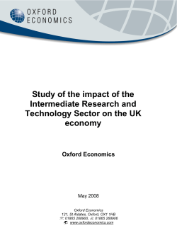 Study of the impact of the Intermediate Research and