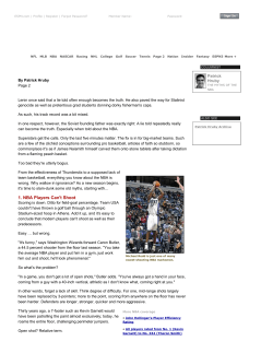 1. NBA Players Can`t Shoot