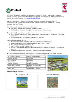 Go Control info - Somerset Learning Platform
