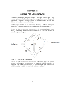 CHAP_11. Longest Path in a Graph