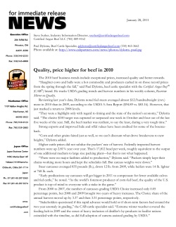 Quality, price higher for beef in 2010
