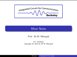 Mixer Noise - RF and microwave circuits