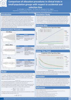 Comparison of allocation procedures in clinical trials in
