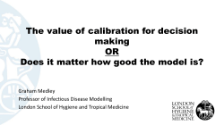 model-based decision-making - Institute for Disease Modeling