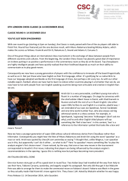 - London Chess Classic