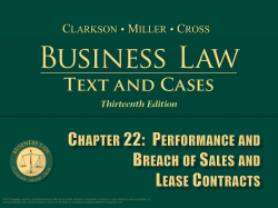 Clarkson, Business Law 13th
