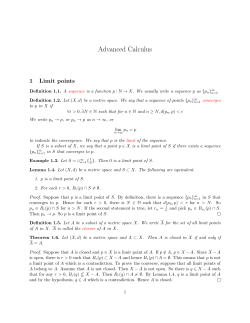Advanced Calculus