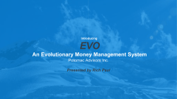 An Evolutionary Money Management System