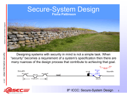 Secure System Design