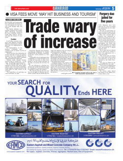 l VISA FEES MOVE `MAY HIT BUSINESS AND