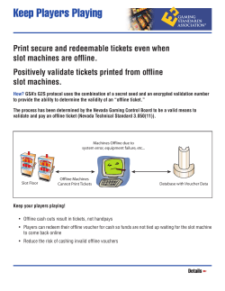 Keep Players Playing - Gaming Standards Association