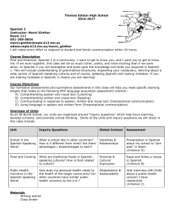 Public Health Concerns in the Spanish