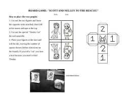 board game: "scott and nelley to the rescue!"