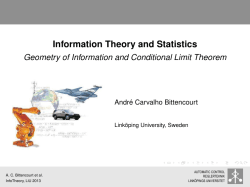 Information Theory and Statistics