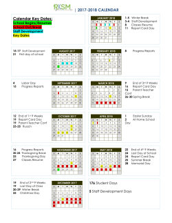 2017-18 Yearly School Calendar