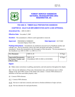 48 - timber sale appraisal report