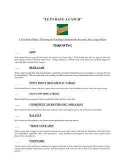 Throwing Guide - Creative Impulse Publishing