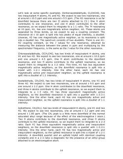 14 Let`s look at some specific examples. Dichloroacetaldehyde