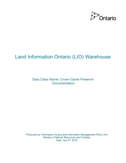 Crown Game Preserve - Documentation