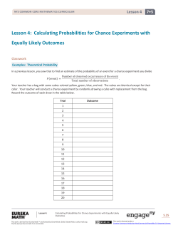 Grade 7 Mathematics Module 5, Topic A, Lesson 4