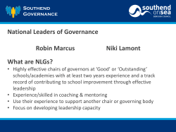 Services for Schools presentation - Feb 2017