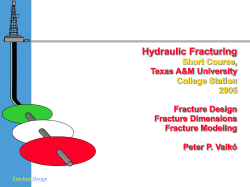 Dimensionless fracture conductivity - Petroleum Engineering