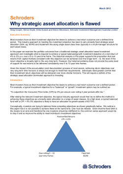 - Schroders