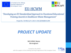 project update - NHS Confederation