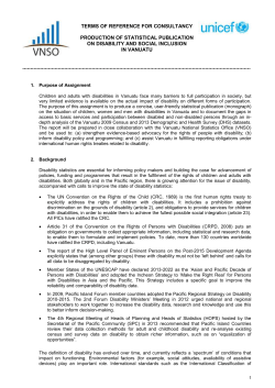 terms of reference for consultants and contractors