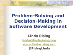 Project Retrospectives